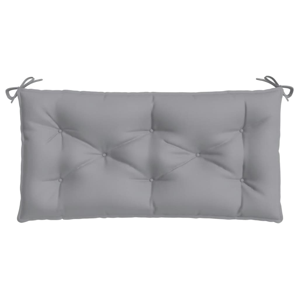 Garden Bench Cushions 2pcs Grey 100x50x7 cm Oxford Fabric