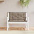 Garden Bench Cushions 2 pcs Taupe 100x50x7 cm Oxford Fabric