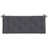 Garden Bench Cushions 2pcs Anthracite 120x50x7cm Oxford Fabric