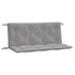Garden Bench Cushions 2pcs Grey 120x50x7cm Oxford Fabric