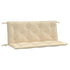 Garden Bench Cushions 2 pcs Beige 120x50x7 cm Oxford Fabric