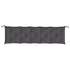 Garden Bench Cushions 2pcs Anthracite 180x50x7cm Oxford Fabric