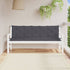 Garden Bench Cushions 2pcs Anthracite 180x50x7cm Oxford Fabric