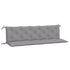 Garden Bench Cushions 2pcs Grey 180x50x7cm Oxford Fabric