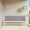 Garden Bench Cushions 2pcs Grey 200x50x7cm Oxford Fabric