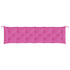 Garden Bench Cushions 2pcs Pink 200x50x7cm Fabric