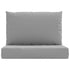 Pallet Cushions 2 pcs Grey Oxford Fabric