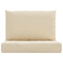 Pallet Cushions 2 pcs Beige Oxford Fabric