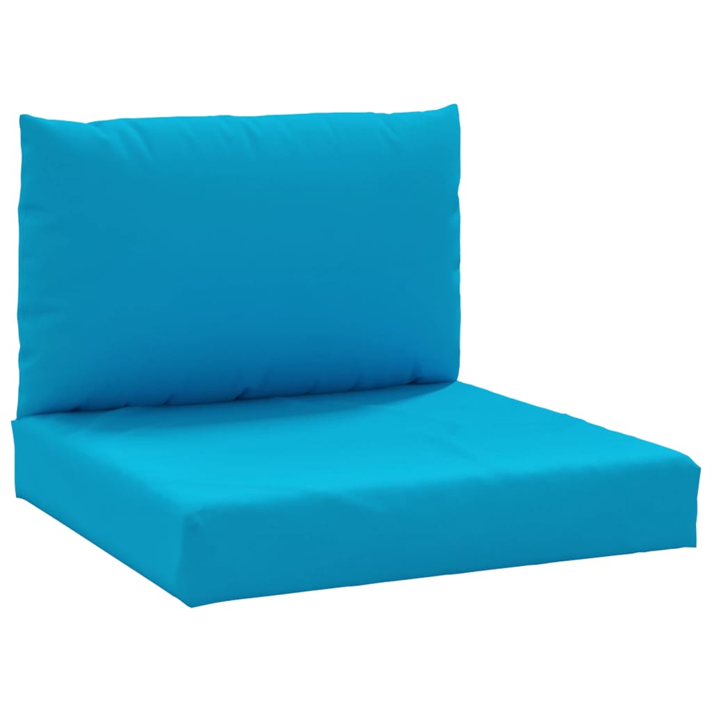 Pallet Cushions 2 pcs Light Blue Oxford Fabric