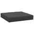 Pallet Cushions 2 pcs Black Oxford Fabric