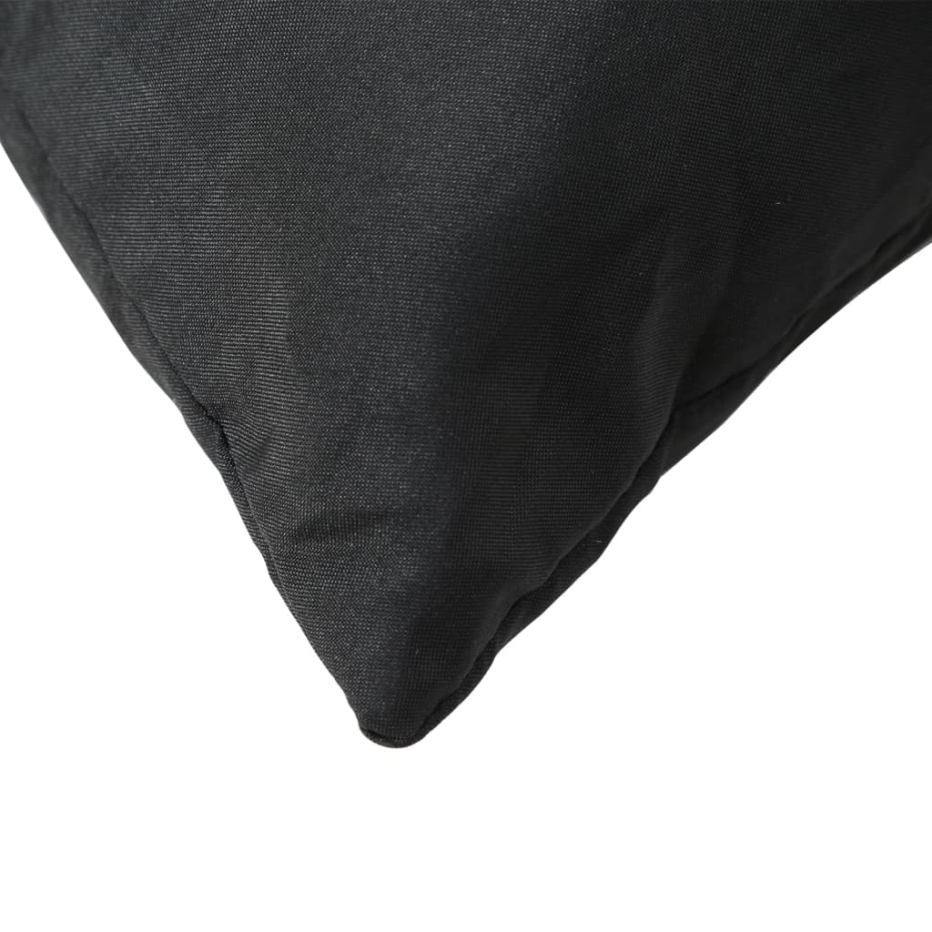 Pallet Cushions 2 pcs Black Oxford Fabric