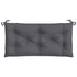 Garden Bench Cushion Anthracite 110x50x7 cm Oxford Fabric