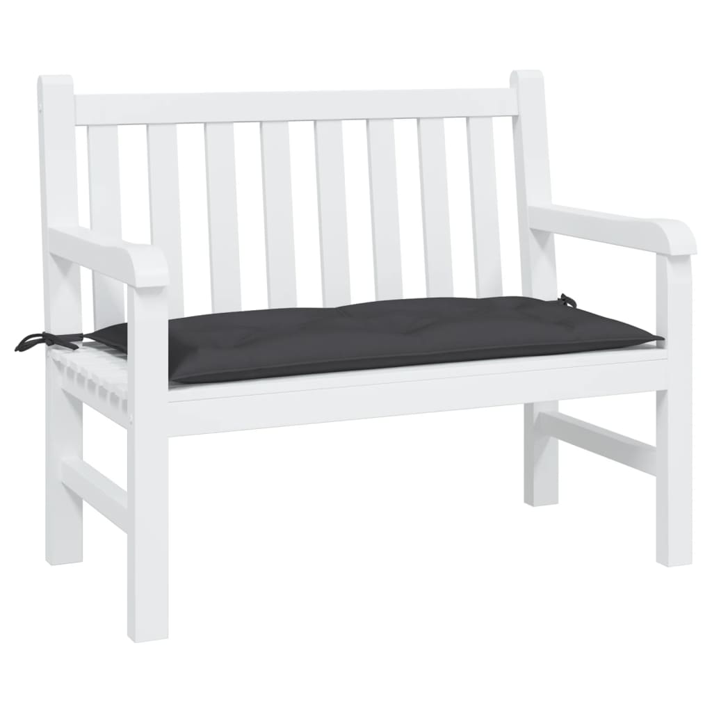 Garden Bench Cushion Black 110x50x7 cm Oxford Fabric