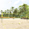 Volleyball Net Yellow and Black 823x244 cm PE Fabric