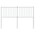 Metal Headboard White 137 cm Double