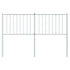 Metal Headboard White 137 cm Double