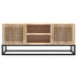 TV Cabinet 105x30x45 cm Engineered Wood and Iron