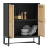 Sideboard Black 60x30x75 cm Engineered Wood