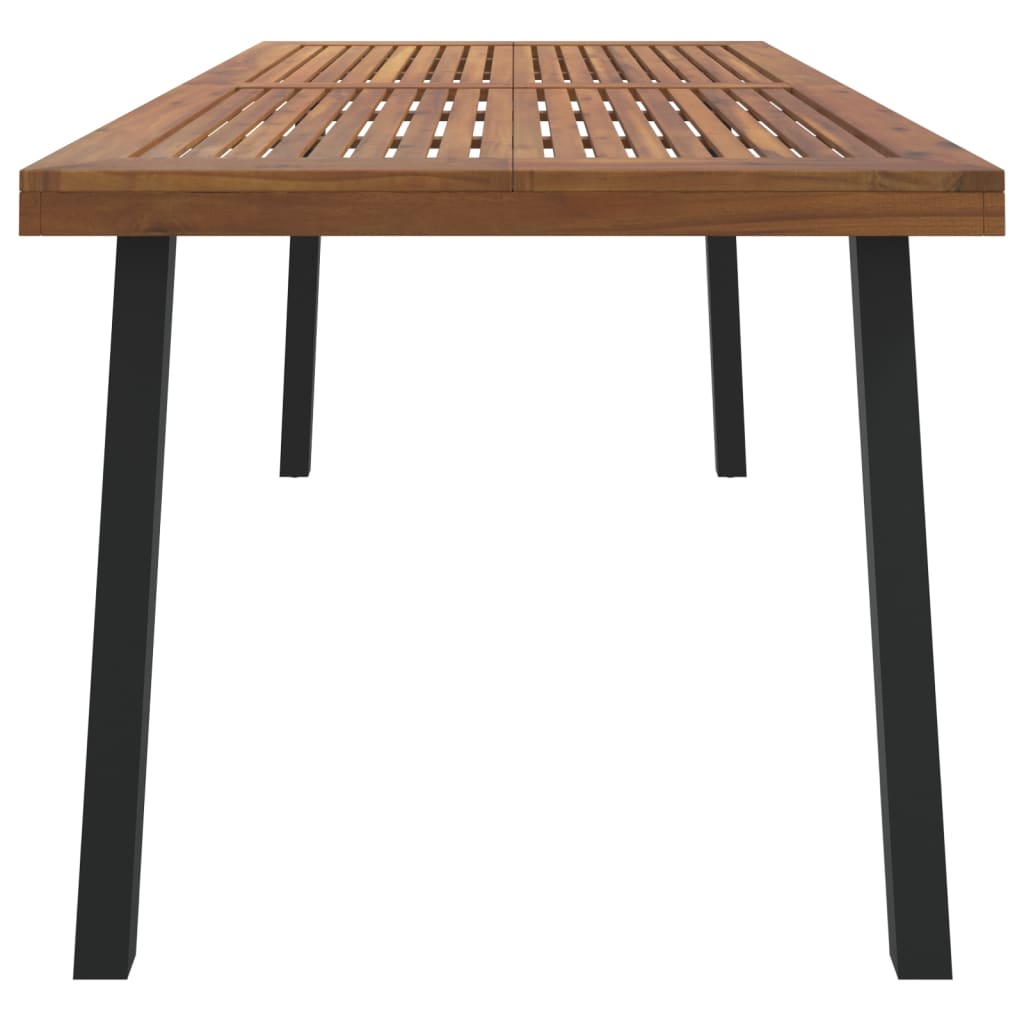 Garden Table 200x100x75 cm Solid Wood Acacia