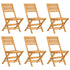 Folding Garden Chairs 6 pcs 47x62x90 cm Solid Wood Teak