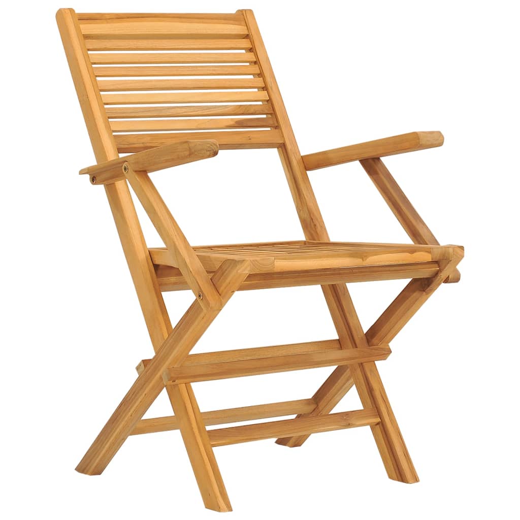 Folding Garden Chairs 4 pcs 55x62x90 cm Solid Wood Teak