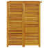 Double Garbage Bin Shed 140x89x117 cm Solid Wood Acacia