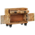 Sideboard 80x30x65 cm Solid Rough Wood Mango
