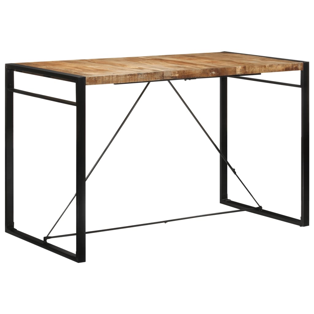 Bar Table 175x90x110 cm Solid Rough Wood Mango