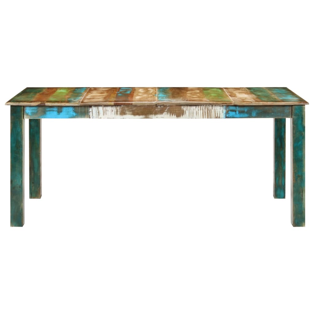 Dining Table 180x90x76 cm Solid Wood Reclaimed