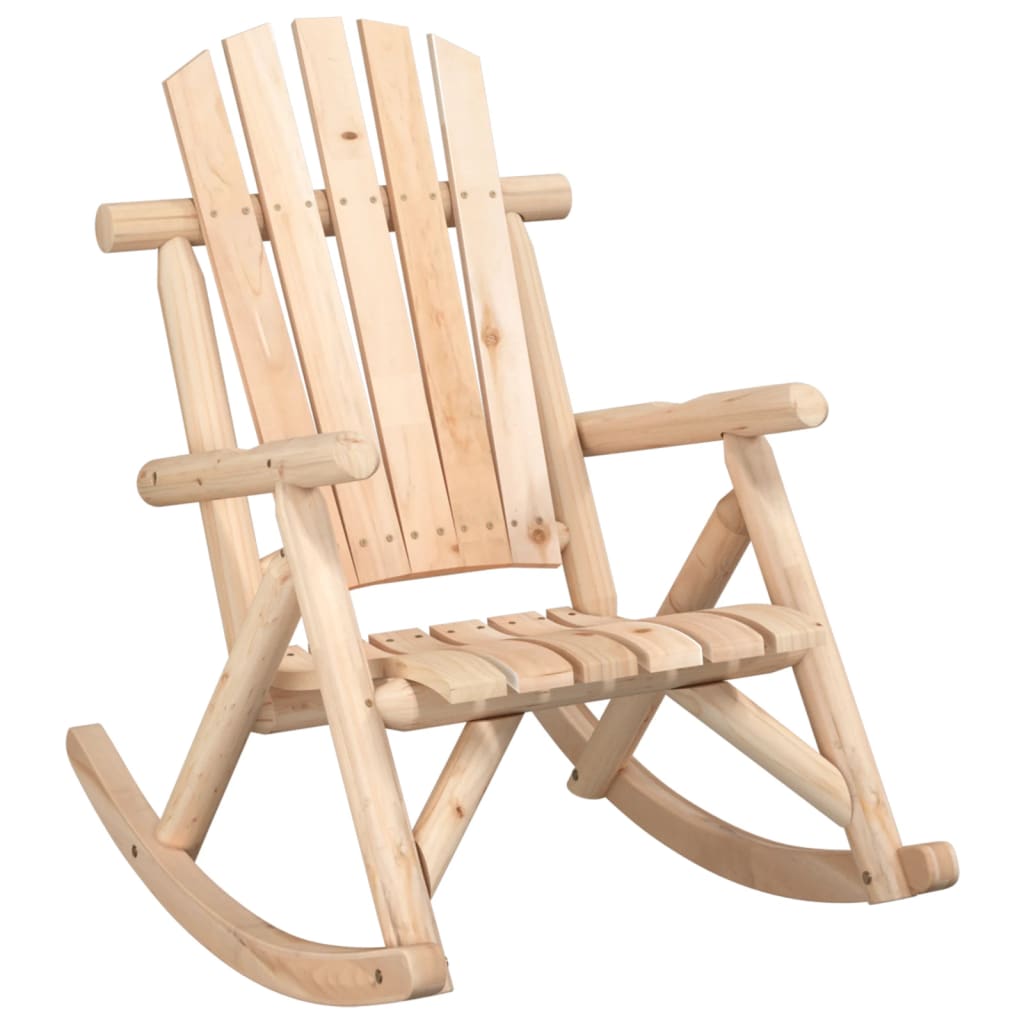 Garden Rocking Chair 69x96x101 cm Solid Wood Spruce