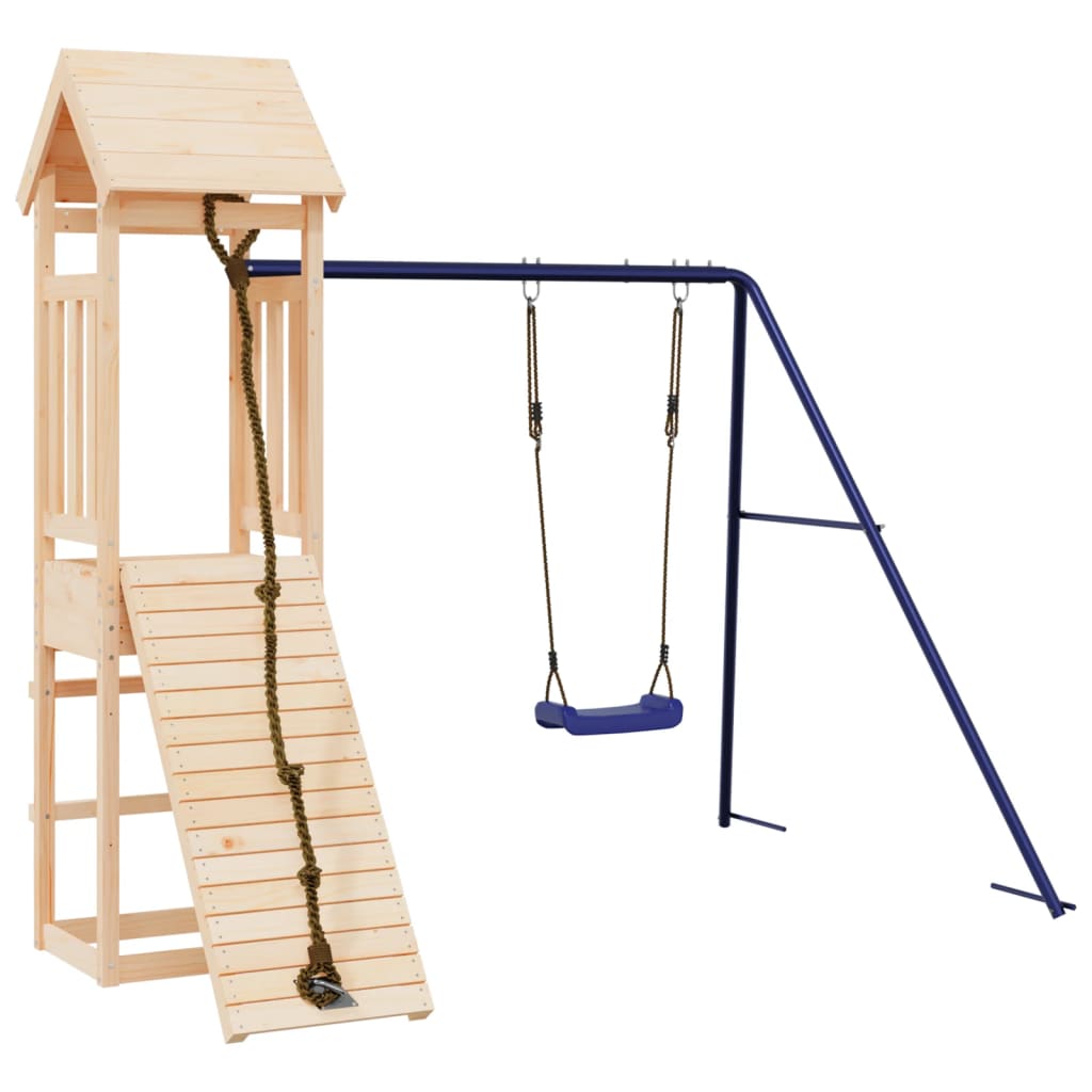 Outdoor Playset Solid Wood Pine