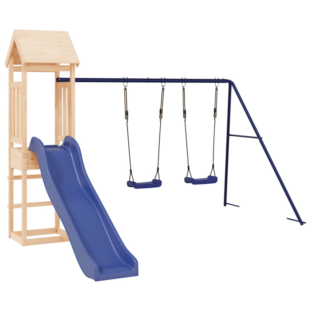 Outdoor Playset Solid Wood Pine