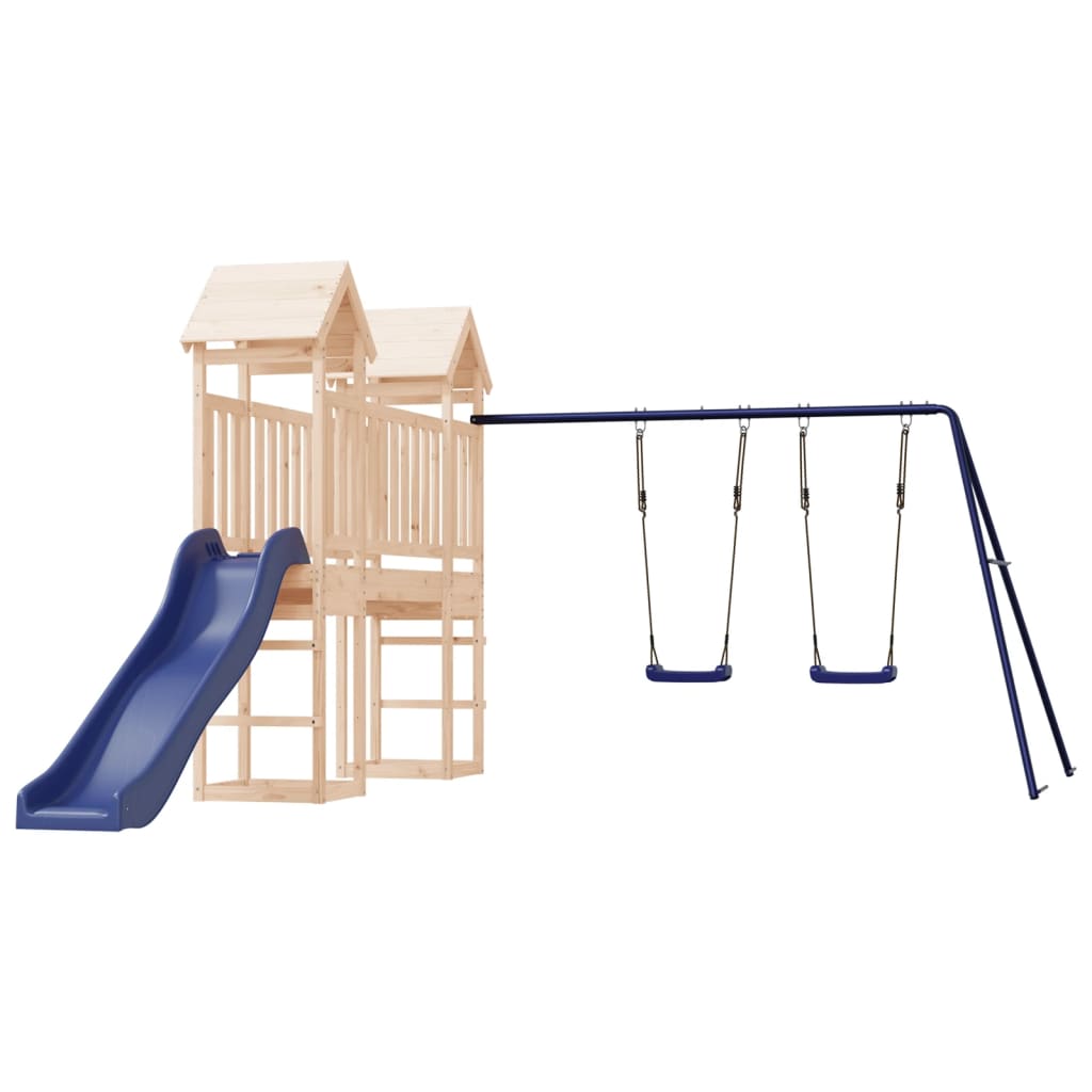 Outdoor Playset Solid Wood Pine