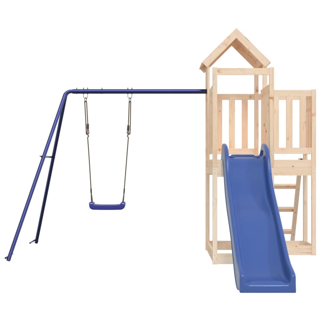 Outdoor Playset Solid Wood Pine