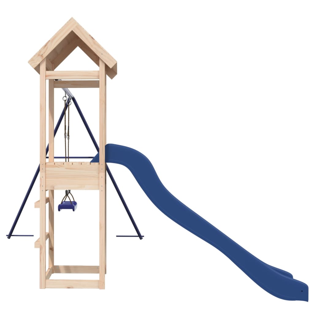 Outdoor Playset Solid Wood Pine