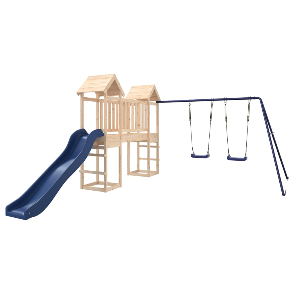 Outdoor Playset Solid Wood Pine