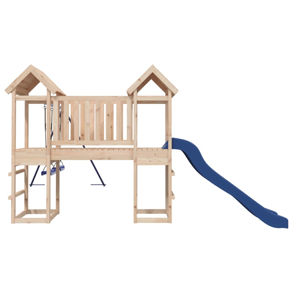 Outdoor Playset Solid Wood Pine