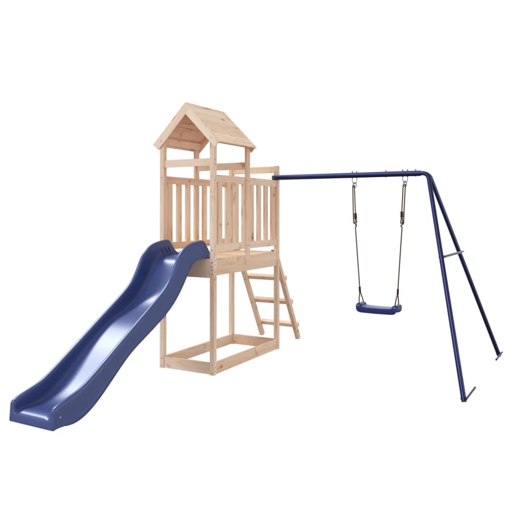 Outdoor Playset Solid Wood Pine