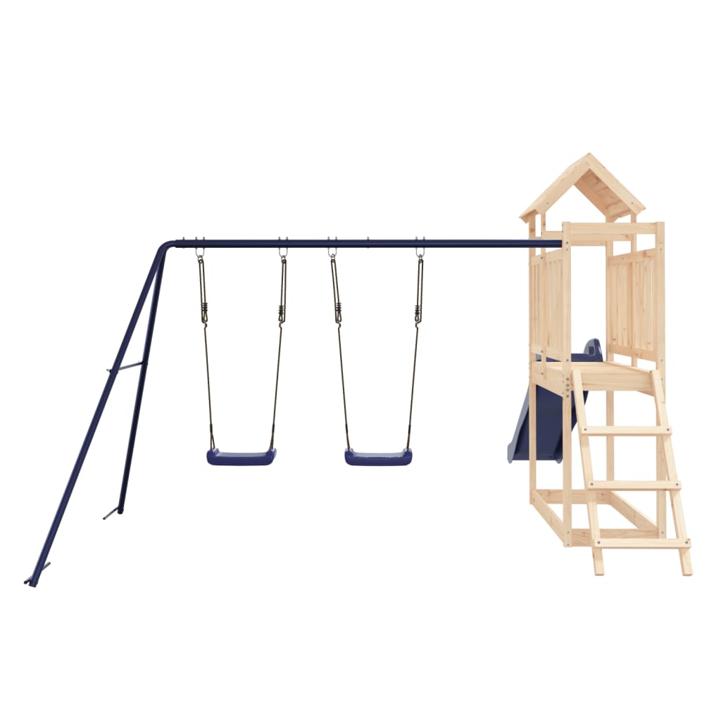 Outdoor Playset Solid Wood Pine