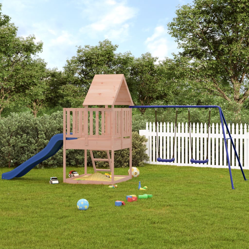 Outdoor Playset Solid Wood Douglas