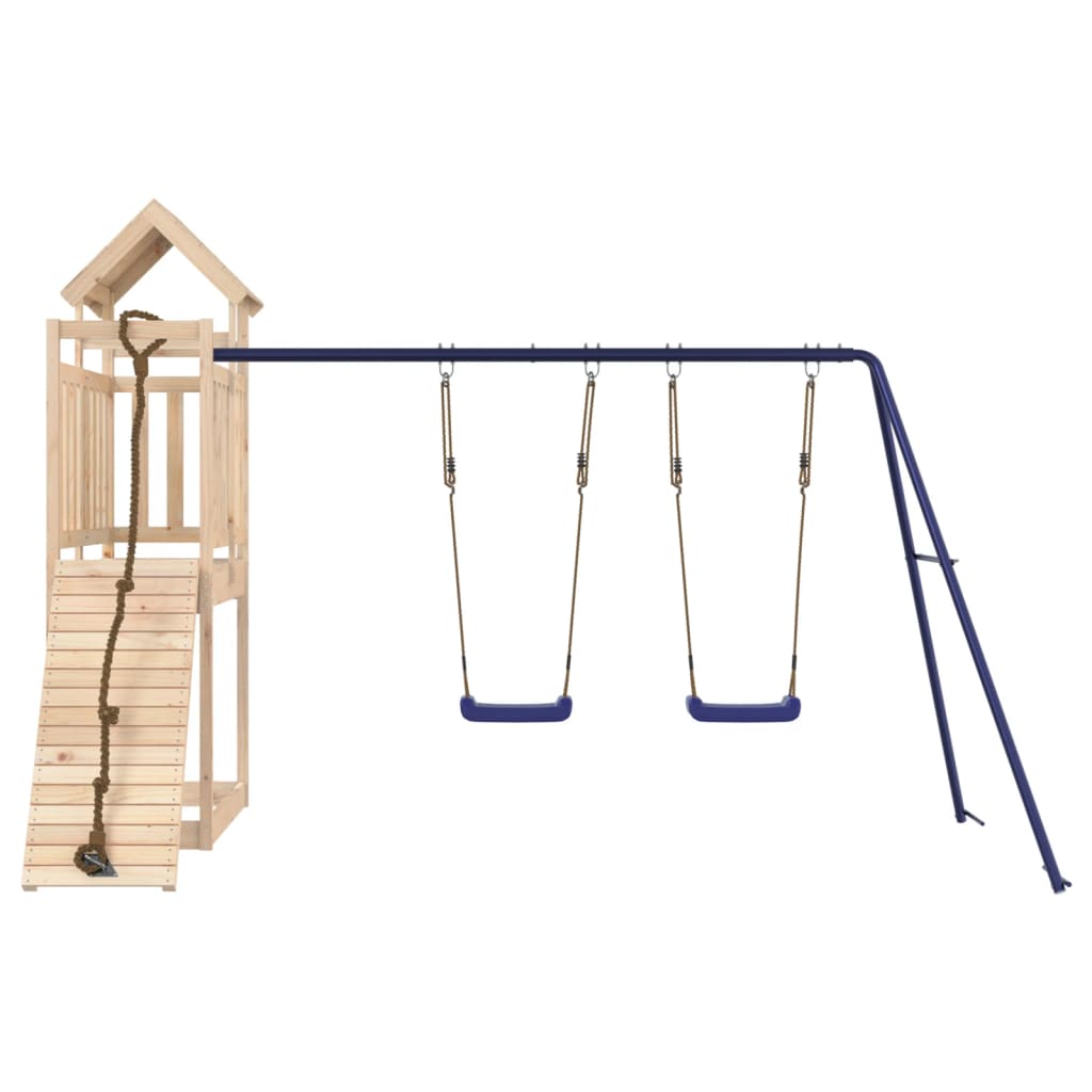 Outdoor Playset Solid Wood Pine