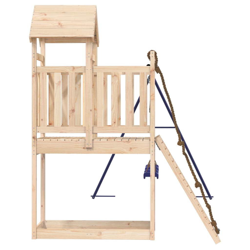 Outdoor Playset Solid Wood Pine