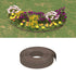 Garden Edgings 4 pcs Brown 10 m 10 cm Polyethylene