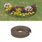 Garden Edgings 5 pcs Brown 10 m 10 cm Polyethylene