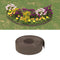 Garden Edgings 5 pcs Brown 10 m 15 cm Polyethylene