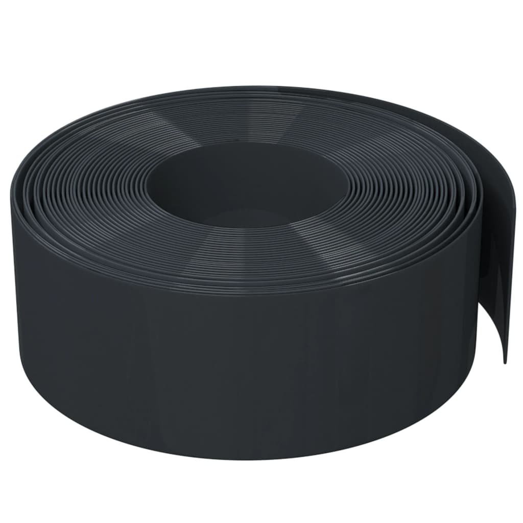 Garden Edgings 3 pcs Black 10 m 20 cm Polyethylene