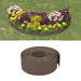 Garden Edgings 5 pcs Brown 10 m 20 cm Polyethylene