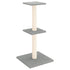 Cat Tree with Sisal Scratching Posts Light Grey 73 cm