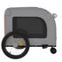 Pet Bike Trailer Orange and Grey Oxford Fabric and Iron