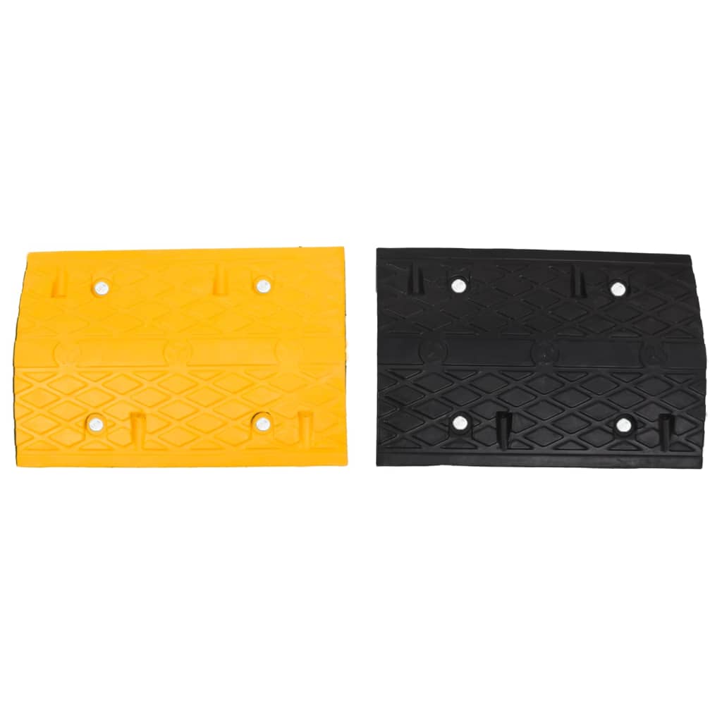 Speed Hump 5 pcs Yellow&Black 97x32.5x4 cm Rubber